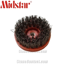 Round Steel Grinding and Cleaning Brush