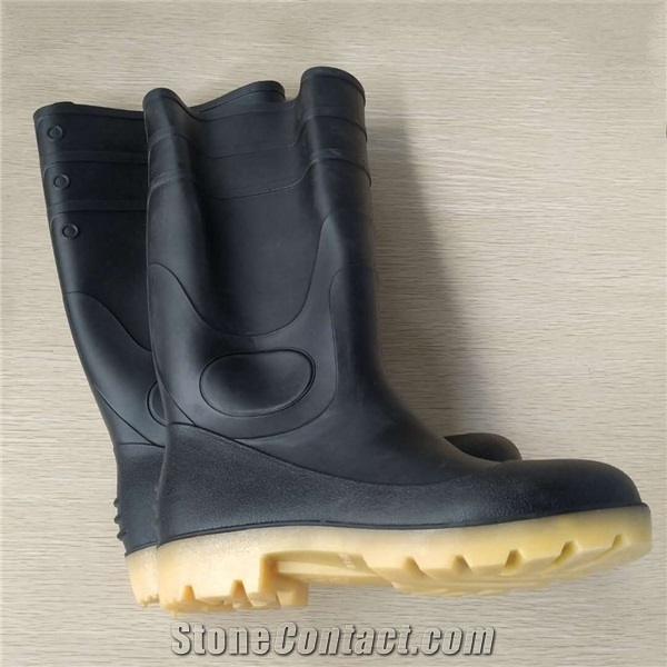 Wearable Pvc Waterproof Labor Shoes Gumboots
