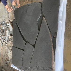 Black Basalt Stone Crazy Paver,Patio Flagstone