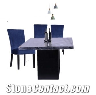 Blue Rectangle Future Style Furniture Interior Desk Design