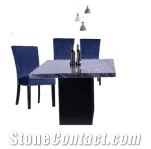 Blue Rectangle Future Style Furniture Interior Desk Design