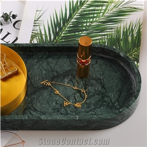 Luxury Marble Jewelry Cosmetics Storage Tray Removable Box