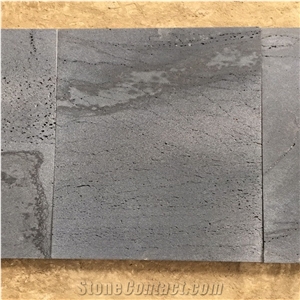 Natural Basaltic Stones-Basalt Ant Line Sawn Stones Tile