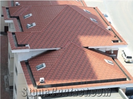 Outdoor Red Ceramic Roofing Tile Decoration,Future Styles