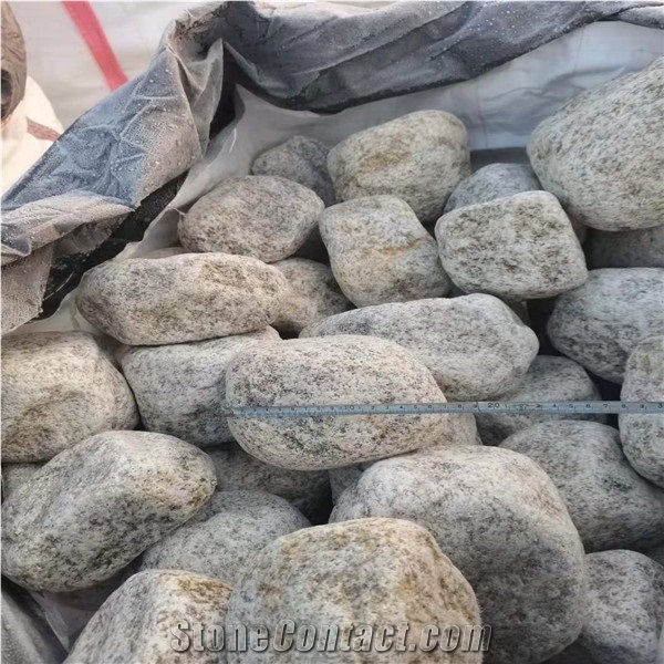 Yellow River Stone Landscape Road Pave, Outdoor Decoration
