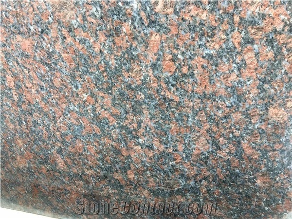 India Tan Red Brown Granite Tile Slab Skirting Floor Pattern