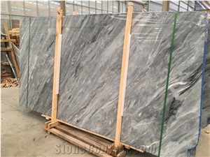 New Italian Ice Gray Marble Slab Flooring Tile Wall Pattern