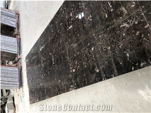 Spain Dark Emperador Pattern Floor Tile Slab Wall Marble