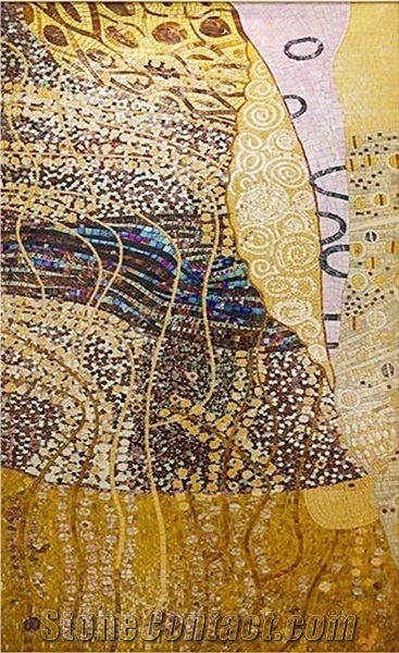 Abstract Klimt Charactersseries Glass Mosaic Artworks