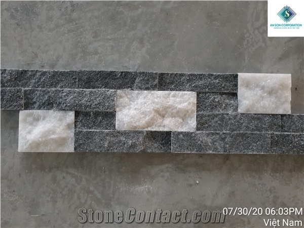 Black and White Combination Wall Panels Stone Hot Sale