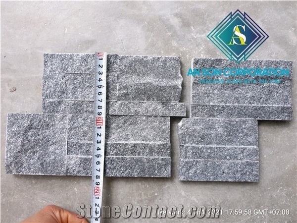 Black and White Marble Wall Panel Ledge Stone