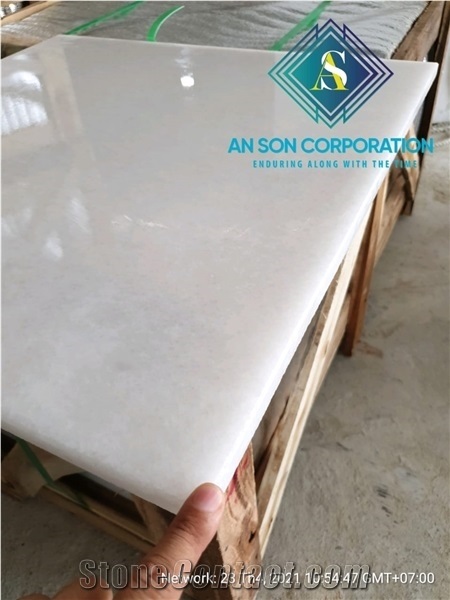 Cheapest Price White Marble Honed and Polished 61x61cmx2cm