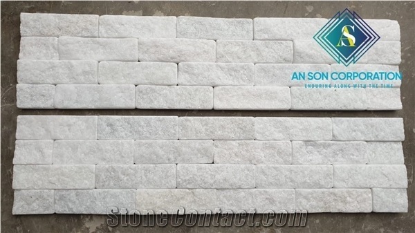 Crystal White Marble for Wall Cladding Combination Design