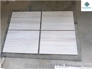 First Quality Milky White Marble Tile from an Son Corp C