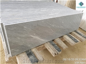 Grey Marble Steps and Risers