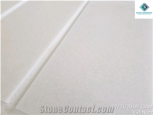 Honed and Polished White Marble Tiles