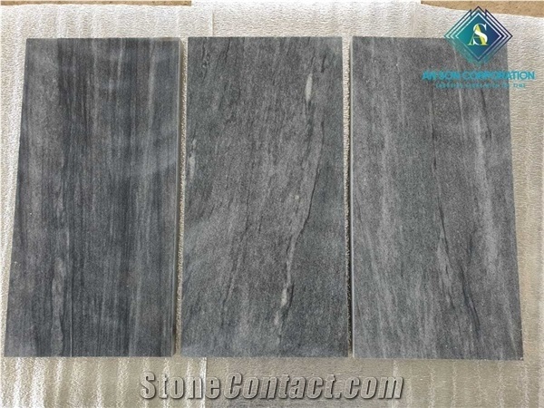 Honed Grey Marble Veins Marble Slabs Tiles Wall Floor
