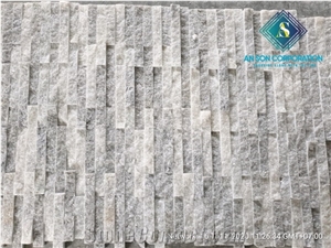 Light Grey Marble Wall Panel Combination Design Veneer Wall Cladding