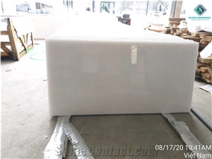 Natural Stone Crystal White Marble Tiles Vietnam