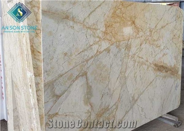 New Variation Wood Vein Marble Yellow Color