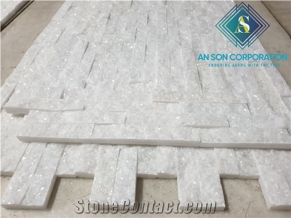Split up Combination White Wall Panel Marble