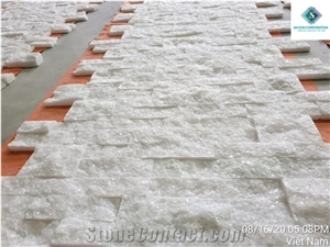 Split up Combination White Wall Panel Marble
