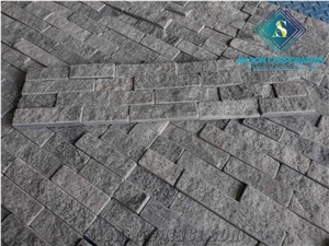 Tumbled Grey Wall Cladding Marble Combination Design Wall Panels