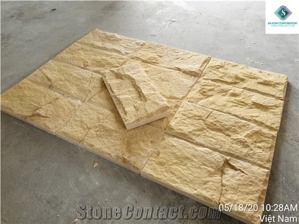 Yellow Marble Wall Cladding Panel