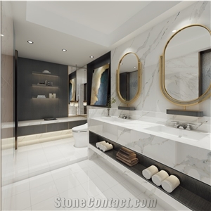 Prifab Quartz Surface for Vanity Top Bath Top Fak629