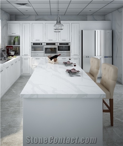 Prifab Quartz Surface for Vanity Top Kitchen Top Fak618