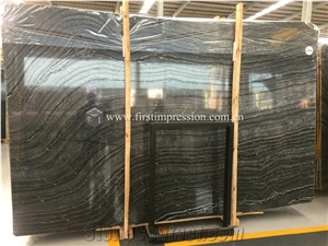 High Quality Silver Waves Brown Marble Slabs,Tiles