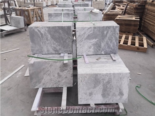 A Grade Orlando Ash Marble French Pattern Walling Tile Slab