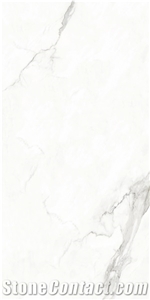Arabescato Calacatta White Marble Slab Look Ceramic Tiles