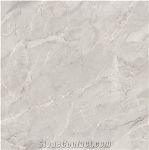 China Foshan Glazed Semi Grey Marble Look Glazed Slab Tiles