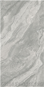 China Silver Storm Marble Glazed Look Ceramic Tile Slabs