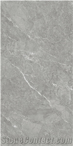Glazed China Light Grey Lido Marble Ceramic Slab Floor Tiles