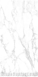 Italy Quarry High Quality Statuario White Porcelain Tiles