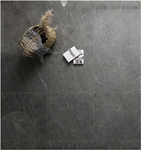 New Italian Ash Marble Look Ceramic Tile Slab Bathroom Wall