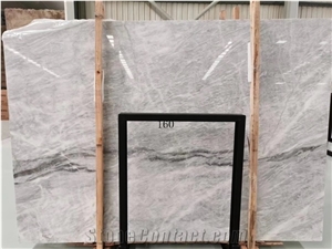 Italy Royal White Marble Classical Light Slab Walling Tiles