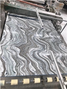 Water Cloud Gauze Marble Grey Slabs Dark Wave Natural Tiles