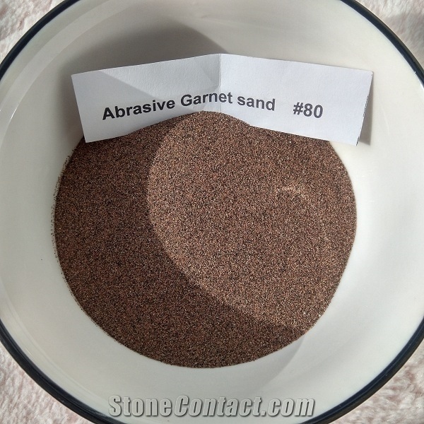 80 Mesh Garnet Sand Cnc Water Jet Cutting Abrasive Sand