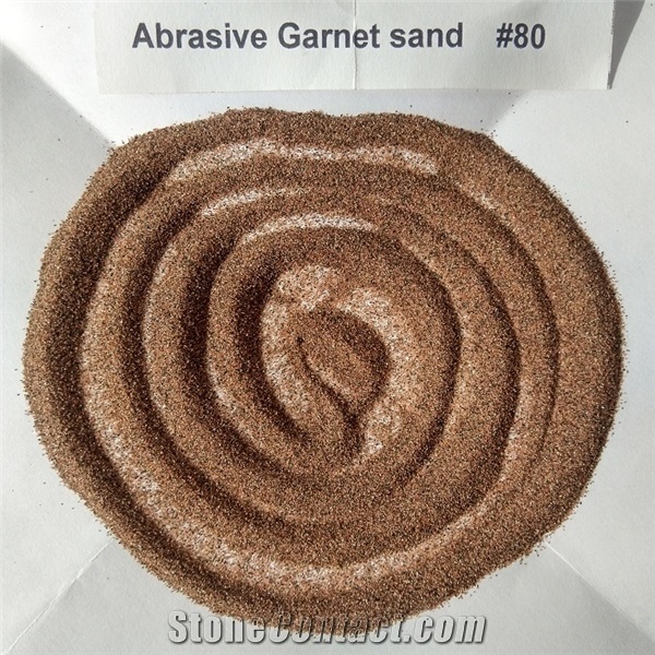 CNC Abrasive Waterjet Cutting Garnet Sand 80 Mesh Grain