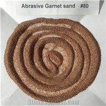CNC Abrasive Waterjet Cutting Garnet Sand 80 Mesh Grain
