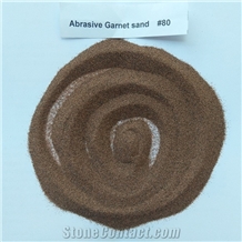 Waterjet Cutting Garnet Sand Mesh 80 Grain Cutting Abrasive