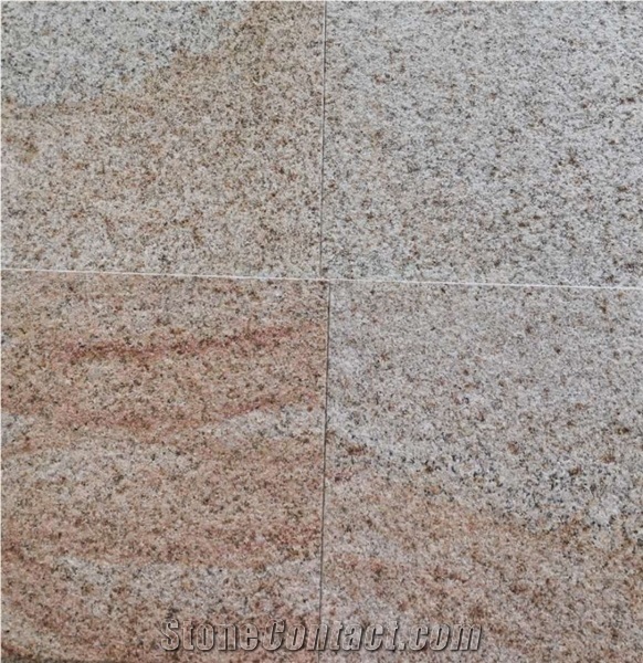 China Cheap Hot Sale Rusty Yellow Granite Slab & Tile