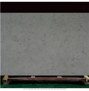 Artificial Stone Marble White Quartz Stone Slab-4008 Bianco Grey