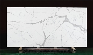 Calacatta White Artificial Quartz Stone for Countertop