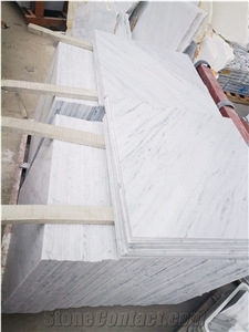Carrara White Marble Honed Flooring Walling Tiles