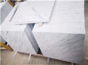 Carrara White Marble Honed Flooring Walling Tiles