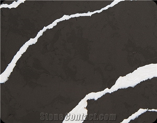 Engineered Stone Calacatta Artificial Quartz Stone Top Slabs